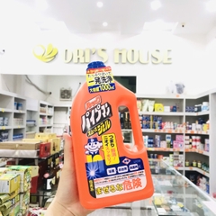 Gel thông tắc đường ống cống Lion Pipeman (tóc, cặn bẩn, kháng khuẩn) 1000ml- Nhật