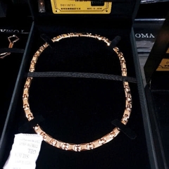 Vòng cổ điều hoà huyết áp Toma nam 9MF vàng hồng - Nhật