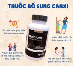 Sale Canxi hữu cơ Calcium Amino Chelate NHCO 84 viên- Pháp chỉ 519k