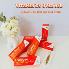 Vitamin D3 liều cao Uvedose 100.000 U.I cho bé từ 18 tháng- Pháp