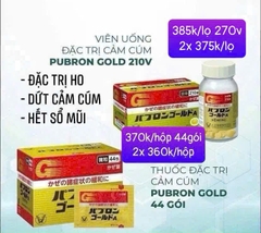 Viên uống trị cảm cúm Pabron S bé 12y+, người lớn 210v- Nhật