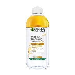 Nước tẩy Trang Garnier Skin Active Oil Infused Micellar Cleansing Water dầu vàng 400ml - Pháp