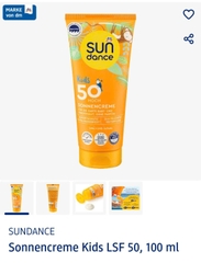 Kem chống nắng Sundance Kids với SPF 50- Đức