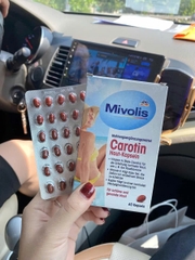 Viên Uống Chống Nắng Mivolis Carotin 60 Viên- Đức