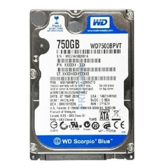 ổ cứng hdd  750g western