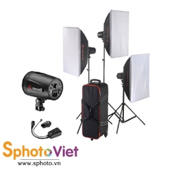 Bộ đèn Flash studio Jinbei D250 Kit 3