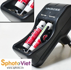 Bộ sạc 2 pin Uniross