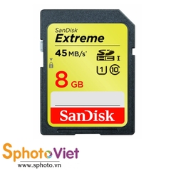 Thẻ nhớ Sandisk Extreme SDHC 8GB 45MB/s