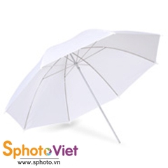 Dù trắng xuyên 85cm