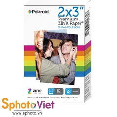 Giấy in ảnh POLAROID 2X3 ZINK 50 PK PREMIUM