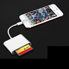Đầu Lightning đọc thẻ CF 3in1 dùng cho điện thoại iPhone & iPad