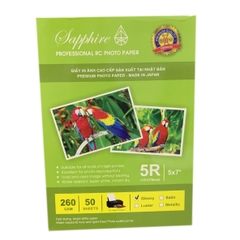 Giấy in ảnh SAPPHIRE RC 260g 13x18