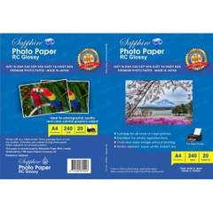 Giấy in ảnh SAPPHIRE RC 240g A4