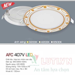 Đèn led âm trần tròn AFC-407V-12W