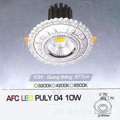 Đèn led âm trần AFC-PULY-04-10W