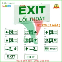 Đèn exit Kentom KT 720 (2 mặt)