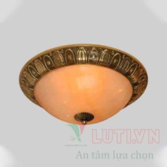 Đèn mâm ốp trần đồng cổ điển OD-703