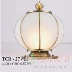 Đèn trụ cổng bằng đồng TCD-27-21