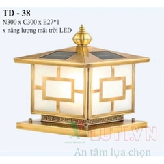 Đèn trụ cổng năng lượng mặt trời TD-38