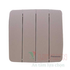 Bộ 4 công tắc C, 2 chiều, bắn vít 250V-16A màu vàng ánh kim WMT508MYZ-VN