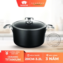 Nồi chống dính PRO IQ 20cm 68252000 đáy từ 3,2L