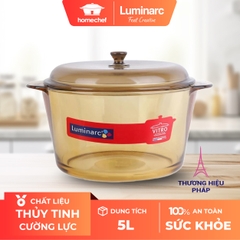 Nồi thủy tinh Luminarc Amberline 5L D2796