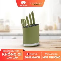 Bộ dao kèm ống cắm Scanpan Spectrum 5 chi tiết - SPE5PCS-XANH