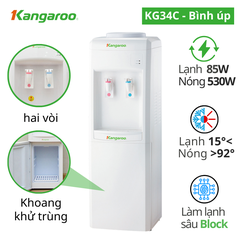 Cây nước nóng lạnh Kangaroo KG34C