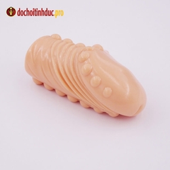Bộ 3 món bao cao su đôn đầu khấc và vòng gai silicone mềm mại