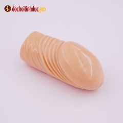 Bộ 3 món bao cao su đôn đầu khấc và vòng gai silicone mềm mại