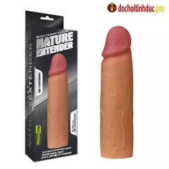 Bao cao su đôn Lovetoy Nature Extender hình dương vật giả như thật