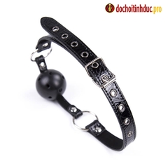 Bóng bịt miệng có lỗ - ball gag bondage 2 màu đen đỏ