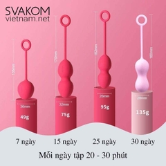 Bài tập Kegel se khít âm đạo bằng bộ bóng Kegel SVAKOM Nova Plus