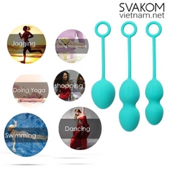 Bài tập Kegel se khít âm đạo bằng bộ bóng Kegel SVAKOM Nova Plus