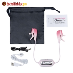 Kẹp núm vú rung kích thích Lovense Gemini - Đồ chơi BDSM đẳng cấp