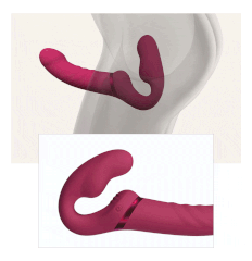 Sex toy cho les dương vật giả 2 đầu siêu rung 3 điểm Lovense Lapis