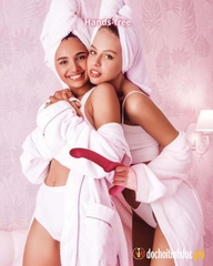 Sex toy cho les dương vật giả 2 đầu siêu rung 3 điểm Lovense Lapis