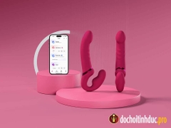 Sex toy cho les dương vật giả 2 đầu siêu rung 3 điểm Lovense Lapis