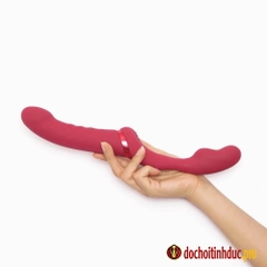 Sex toy cho les dương vật giả 2 đầu siêu rung 3 điểm Lovense Lapis