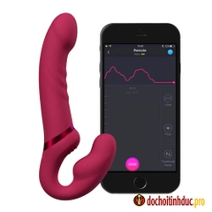 Sex toy cho les dương vật giả 2 đầu siêu rung 3 điểm Lovense Lapis