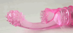 Máy rung mát xa điểm G và âm vật đầu bi gai silicone mềm mại