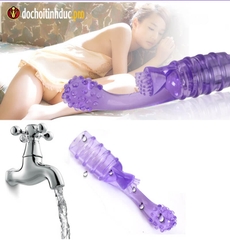 Máy rung mát xa điểm G và âm vật đầu bi gai silicone mềm mại