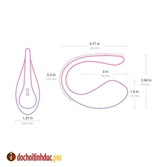 Trứng rung Lovense Lush 3 - Sex toy nữ cao cấp siêu rung thông minh điều khiển bằng app