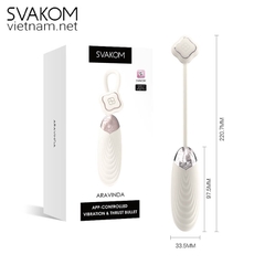 Trứng rung thụt SVAKOM Aravinda điều khiển bằng ứng dụng điện thoại thông minh