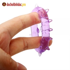 Vòng bi gai đeo dương vật silicone loại dày
