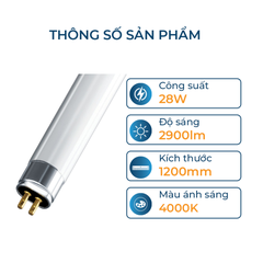Bóng Huỳnh Quang Philips T5 TL-5 Essential 28W 1SL/40
