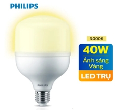 Đèn LED Bulb Trụ TForce Core HB 40W E27 Philips