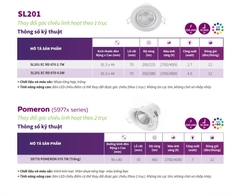 Đèn Spotlight Philips SL201 EC RD 070 3W 40K W HV 1A 01