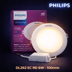 Đèn Led Âm Trần Philips DL262 EC RD 100 6W khoét lỗ 100 mm