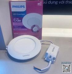 Đèn Led Âm Trần Philips DL262 EC RD 100 6W khoét lỗ 100 mm